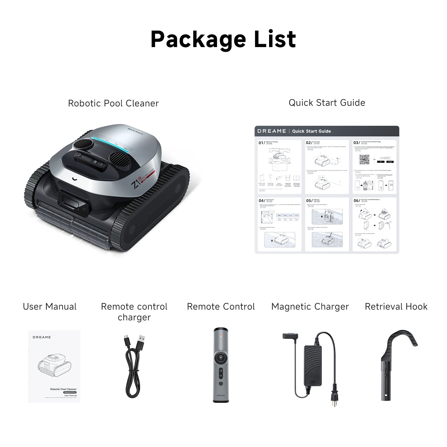 Dreame Z1 Pro + J1 Pool Cleaner Bundle