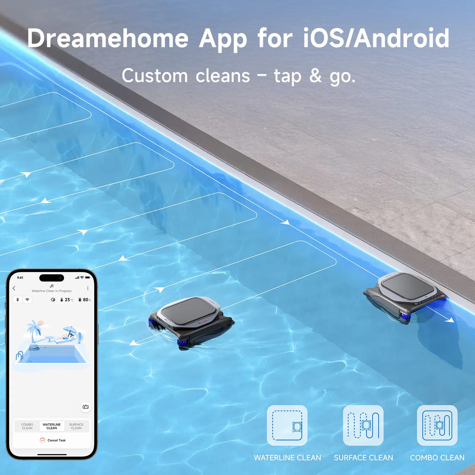 Dreame Z1 + J1 Pool Cleaner Bundle