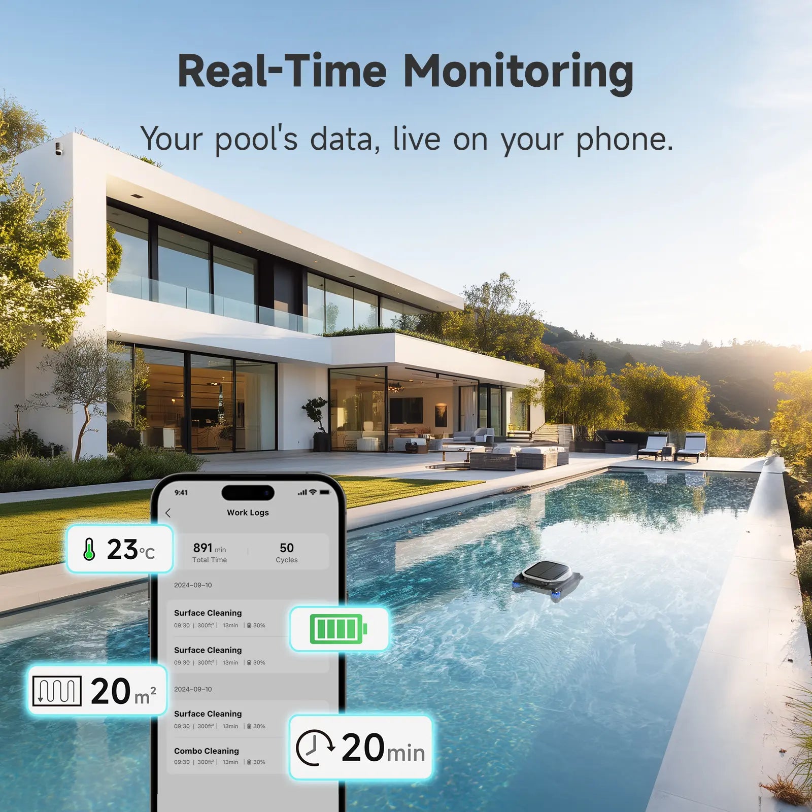Dreame J1 Robotic Pool Skimmer